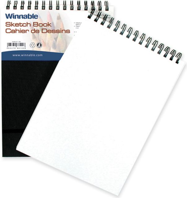 SKETCHBK 11x8 60SH BLK LANDSCP