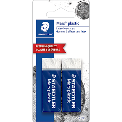 ERASER 2PK MARS PLASTIC - New (SKU: 10947638)