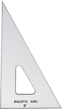 TRIANGLE ACRYLIC TOPAZ 30/60 8IN