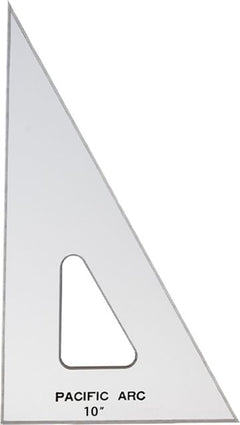 TRIANGLE ACRYLIC TOPAZ 30/60 10IN