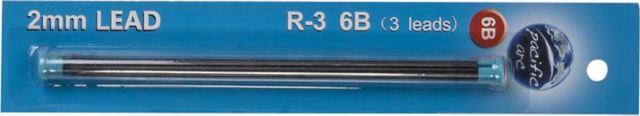 REFILL LEAD 2MM 3/PK 6B