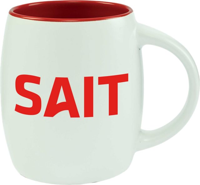 Southern Alberta Institute of Technology 14 oz. Two Tone Ceramic Mug