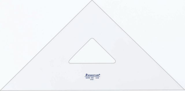 TRIANGLE 8 30/60DEGR CLEAR