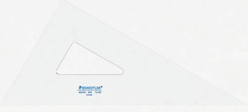 TRIANGLE 12 30/60DEGR CLEAR