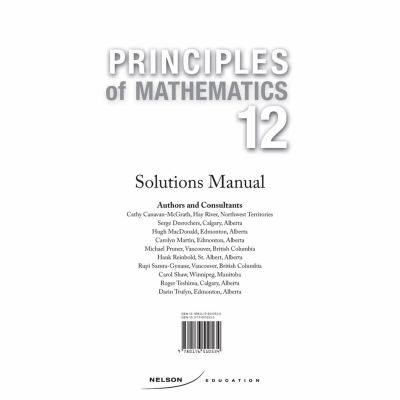 Prin of Mathematics 12 (w/Online AccessCode)