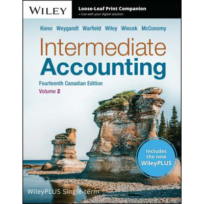 Intermediate Accounting V2 14th Canadian Edition with WileyPLUS Next Gen Card and Loose-LeafSet Multi-Semester