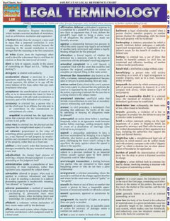LEGAL TERMINOLOGY