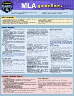 MLA Guidelines (update to 9th edition)