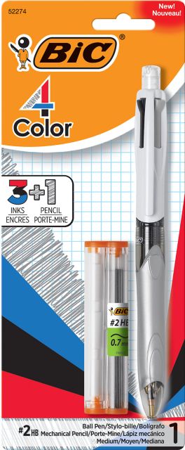 PEN 4 COLOR 3 + 1 MECH PENCIL